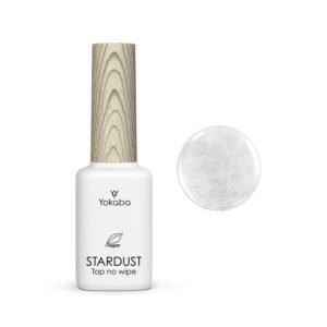 01 SILVER STARDUST TOP COAT NO WIPE UV/LED Top hybride 12 ml
